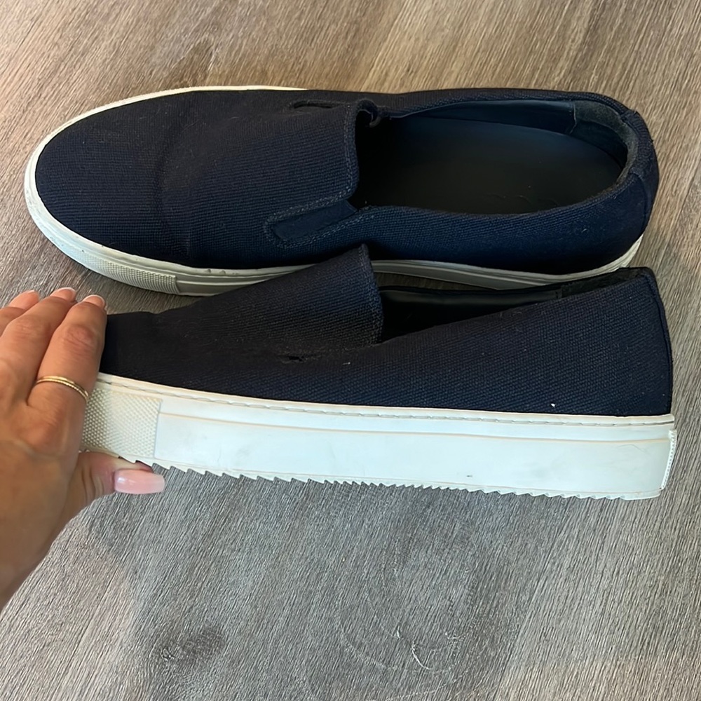 Men like new ✨ COS navy blue slip on shoes, size 42